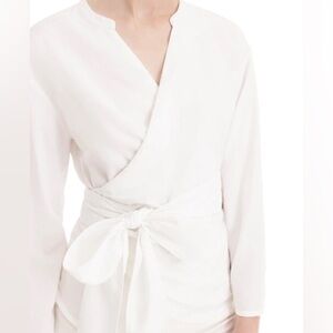 J. Crew Classic White Blouse